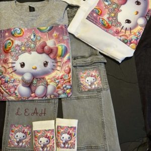 Hello Kitty Shirt And Pants And Sock Bundle